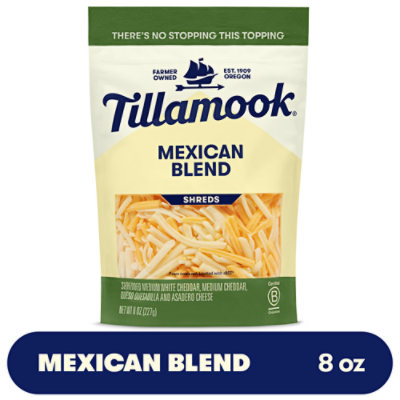 Tillamook Farmstyle Fine Cut Mexican Blend Shredded Cheese - 8 Oz - Image 2