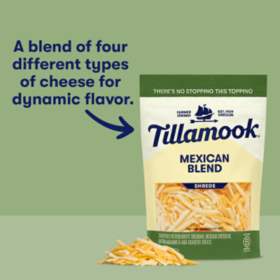 Tillamook Farmstyle Fine Cut Mexican Blend Shredded Cheese - 8 Oz - Image 2