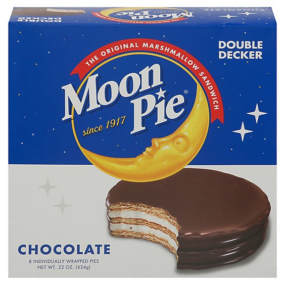 Moon Pie Double Decker Chocolate - 8 Count
