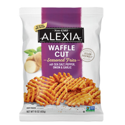 Alexia Fries Waffle Cut Ssn Slt - 15 OZ - Image 1