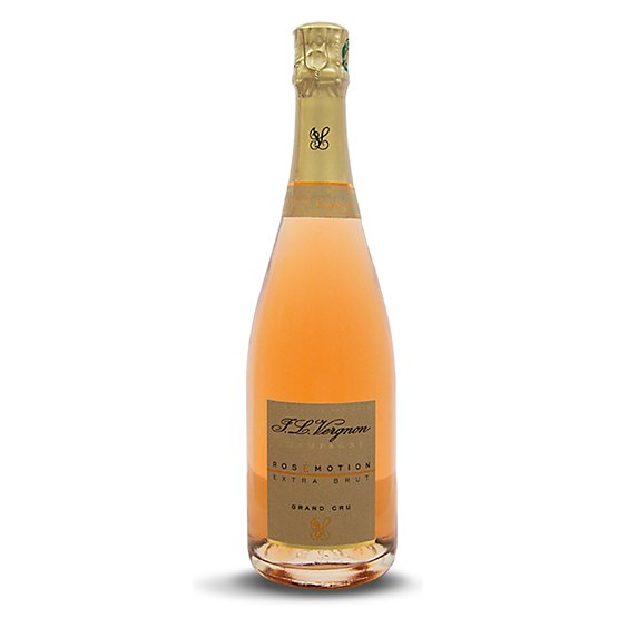 Rosemotion Grand Cru Extra Brut Rose Champagne Jl Vergnon Wine - 750 ML