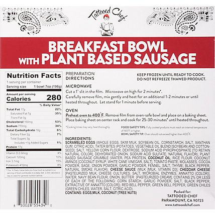 Tattooed Chef Breakfast Bowl Sausage - 7 OZ - Image 6