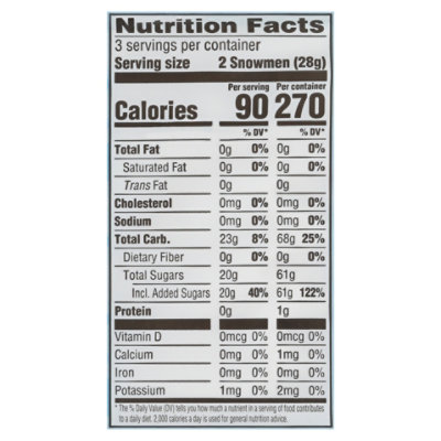 Peeps 6ct Marshmallow Snowmen - 3 OZ - Image 4