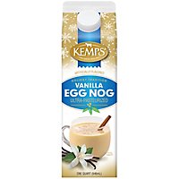 Kemps Egg Nog Vanilla Paqt Spout - 1 QT - Image 1