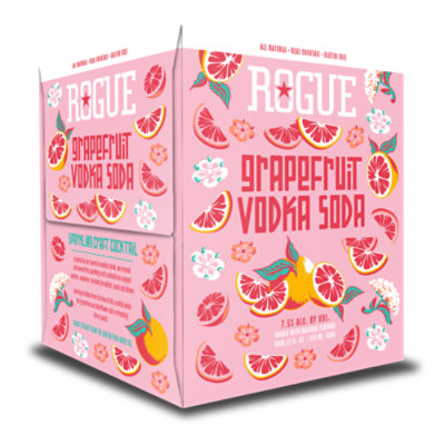 Rogue Spirits Grapefruit Vodka - 4-12 FZ