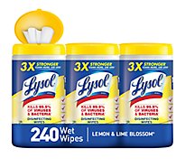 Lysol Wipes Lemon - 3X80 CT