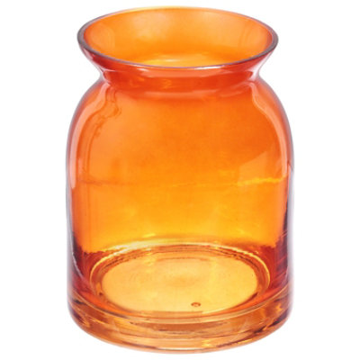 Debi Lilly Fluted Candle Holder Orange - Each - Image 3