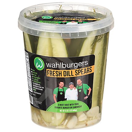 Wahlburgers Pickles Dill Spears - 40 Oz - Image 1