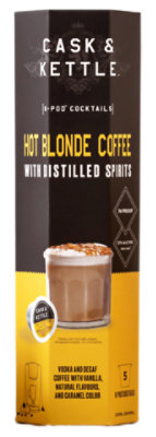 Cask & Kettle Hot Blonde Hard Coffee Kpods - 200 ML - Image 1