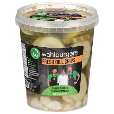 Wahlburgers Pickles Dill Chips - 32 Oz - Shaw's