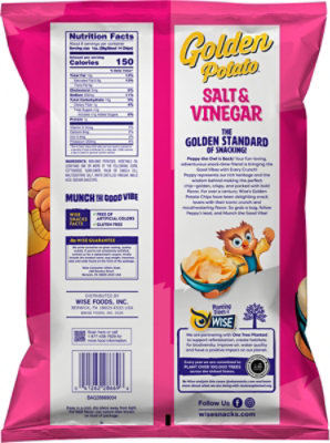 Wise Salt & Vinegar Potato Chip 7.5oz - 7.5 OZ - Image 6