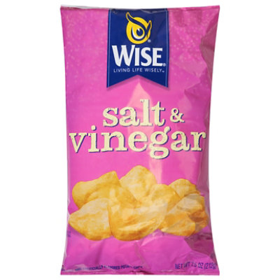 Wise Salt & Vinegar Potato Chip 7.5oz - 7.5 OZ - Image 1