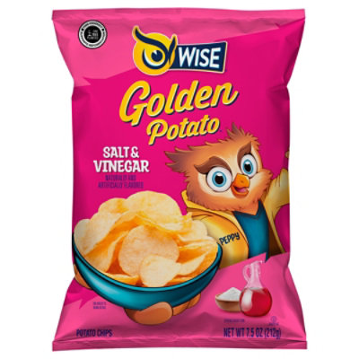 Wise Golden Original Potato Chip - 7.5 OZ - shaws