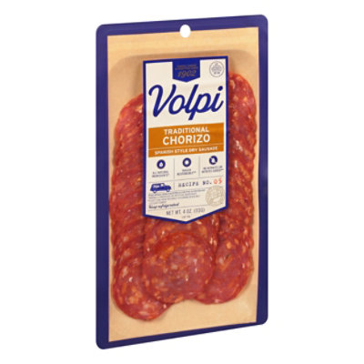 Volpi Chorizo Salame Sliced - 4 OZ - Image 1