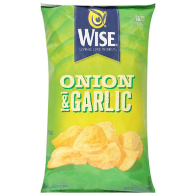 Wise Onion & Garlic Potato Chip 7.5oz - 7.5 OZ - Image 3