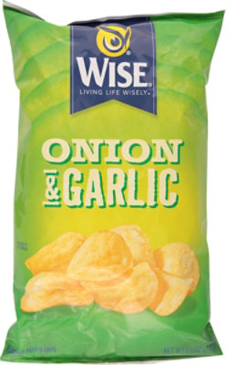 Wise Onion & Garlic Potato Chip 7.5oz - 7.5 OZ - Image 1