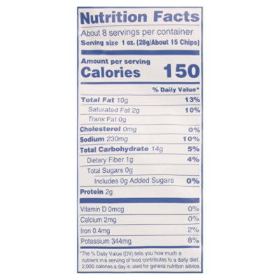 Wise Onion & Garlic Potato Chip 7.5oz - 7.5 OZ - Image 3