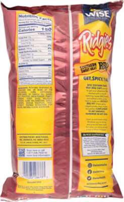 Wise Ridgies Sweet Heat Potato Chip - 7.5 OZ - Image 6