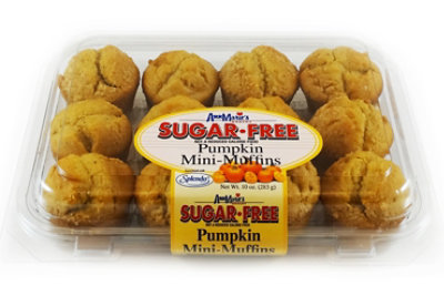 Sugar Free Pumpkin Mini Muffins - 10 Oz