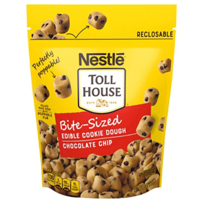 Nestle Toll House Chocolate Chip Bite Sized Edible Cookie Dough - 8 Oz