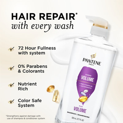 Pantene Base Shampoo Fine/volume Cosmetic - 27.7 FZ - Image 2