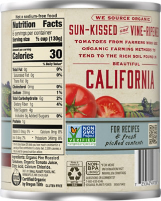 Muir Glen OrganicNo Salt Diced Tomatoes Can - 28 Oz - Image 5