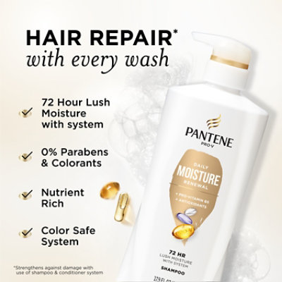 Pantene Pro-V Daily Moisture Renewal Shampoo - 17.9 Fl. Oz. - Image 2