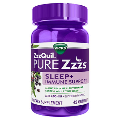 Vicks Pure Zzzs Immunity Gummies - 42 CT - Image 1