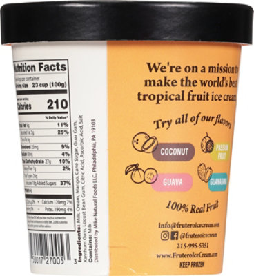 Frutero Mango Ice Cream - 1 Pint - Image 6