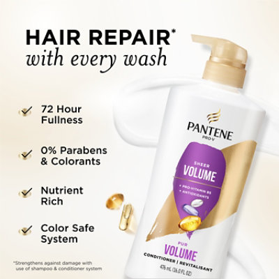 Pantene Pro V Volume & Body Conditioner - 16 Oz - Image 2