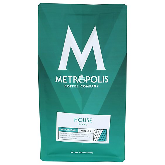 Metropolis Coffee House Blend - 10.5 OZ