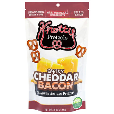 Knotty Pretzels Bacon Cheddar - 8 OZ - Image 3