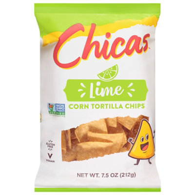 Chicas Tortilla Chip Soy Lime - 7.5 OZ - Image 3