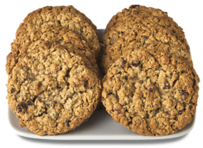 Cranberry Oatmeal Jumbo Cookies 10 Count - EA - Image 1