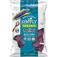 Tostitos Simply Organic Blue Corn Tortilla Chips With Sea Salt - 13.5 Oz - Image 2