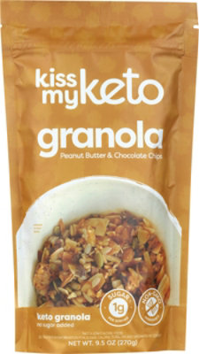 Kiss My Keto Granola Pnt Btr Choc Chip - 9.5 OZ - Image 2