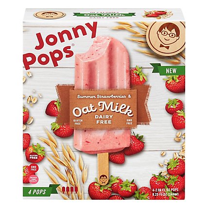 Jonnypops Ice Cream Bar Strawberry - 8.24 FZ - Image 3