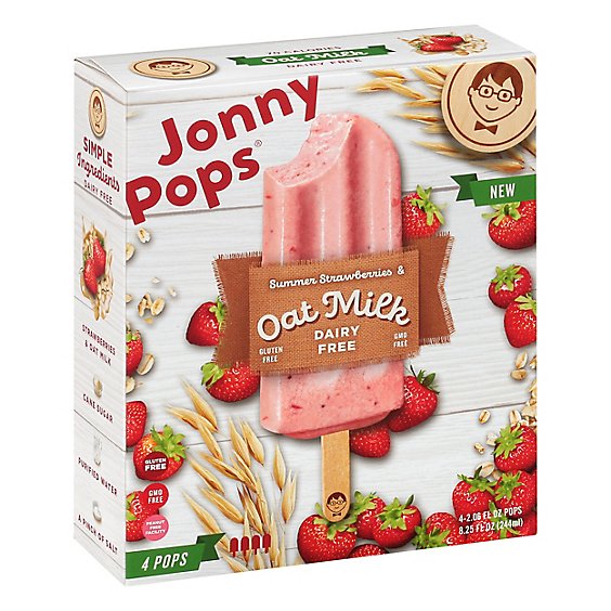 Jonnypops Ice Cream Bar Strawberry - 8.24 FZ