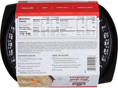 Resers Garlic Parmesan Mashed Potato - 14 OZ - Image 5