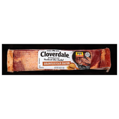 Cloverdale Bacon Applewood Smoked Brown Sugar Cured - 16 OZ - Image 3