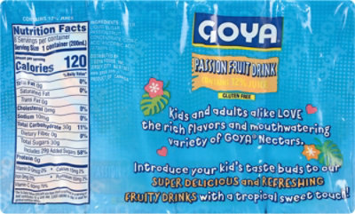 Goya Passion Fruit Drink 6.76 Fl. Oz Pack 8 - 54 FZ - Image 5