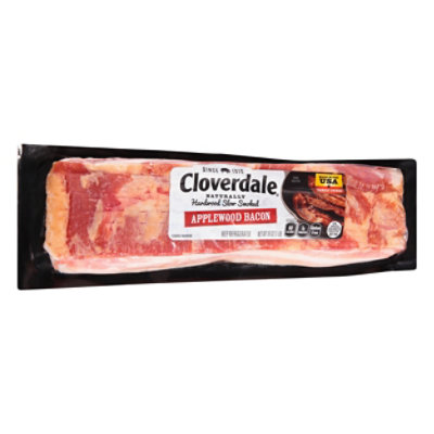 Cloverdale Bacon Aplwd Smkd - 16 OZ - Image 1