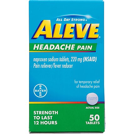 Aleve Headache Tabs 3dz - 50 CT - Image 2