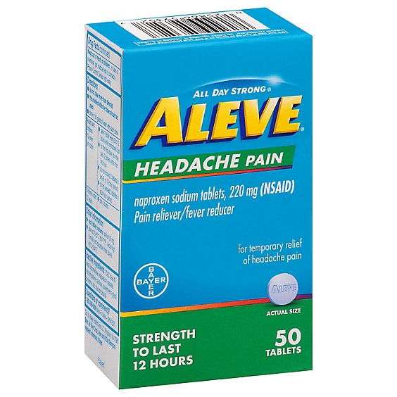 Aleve Headache Tabs 3dz - 50 CT