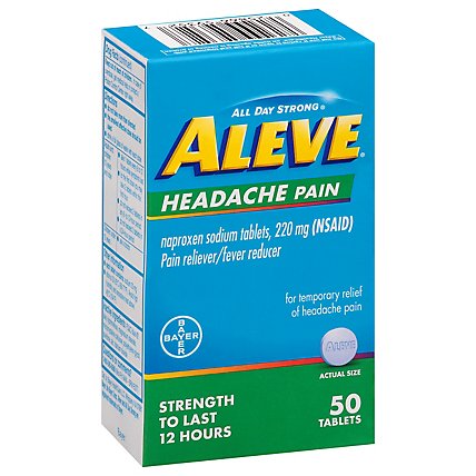 Aleve Headache Tabs 3dz - 50 CT - Image 1