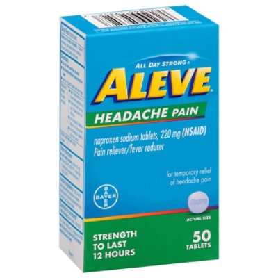 Aleve Headache Tabs 3dz - 50 CT