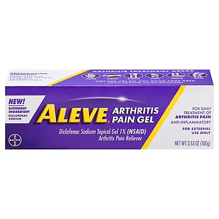 Aleve Arthritis Pain Gel-100g - 3.52 FZ - Image 3