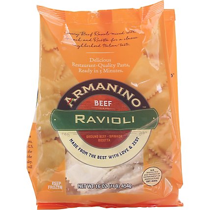 Armanino Beef Ravioli - 1 LB - Image 2