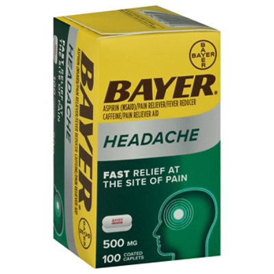 Bayer Headache Es 100ct 2dz - 100 CT