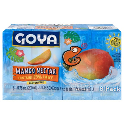 Goya Mango Nectar 6.76 Fl. Oz Pack 8 - 54 FZ - Image 1